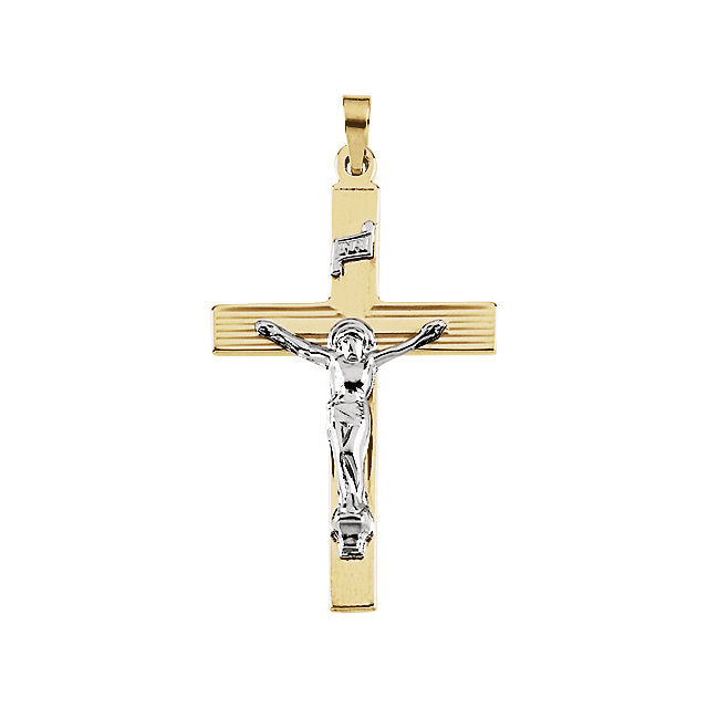 14 kt store gold crucifix