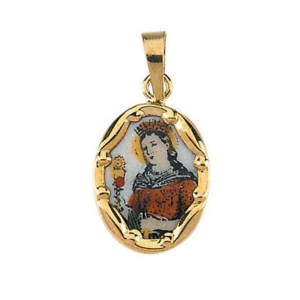 St. Barbara Pendant Necklace