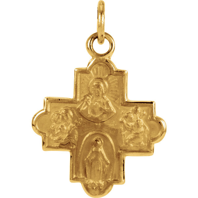 14 karat deals gold religious medals